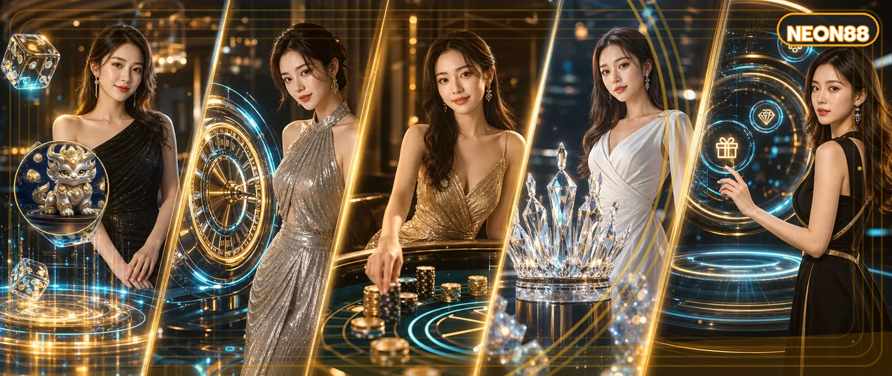 ภาพรวมบริการคาสิโนมือถือและ NEON88 สล็อต